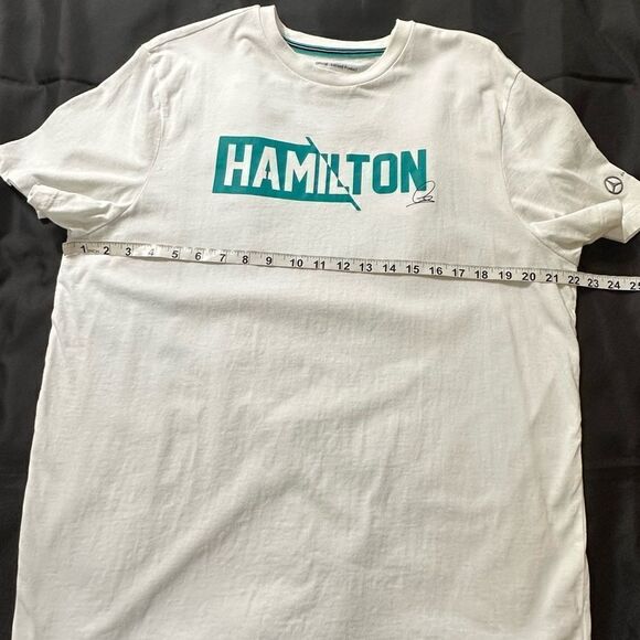 Lewis Hamilton No.44 Petronas Mercedes F1 Grand Prix Short Sleeve T-shirt Size L - Picture 9 of 9